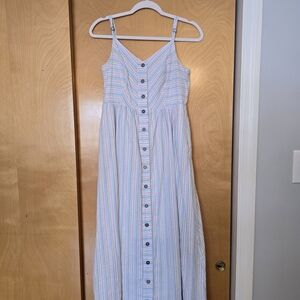 Modcloth Pastel Striped Maxi Dress